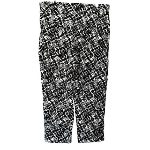 Courtenay black & white pull-in pants 16W NWT - Picture 2 of 8